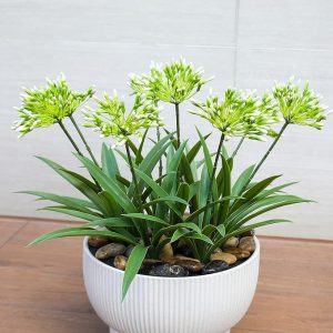 Faux Outdoor Flowers Realistic Artificial Plants